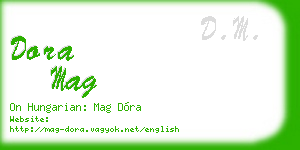 dora mag business card